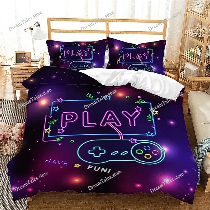 3D Printing Videos - Gamepad Duvet Cover Gamer Bedding Set