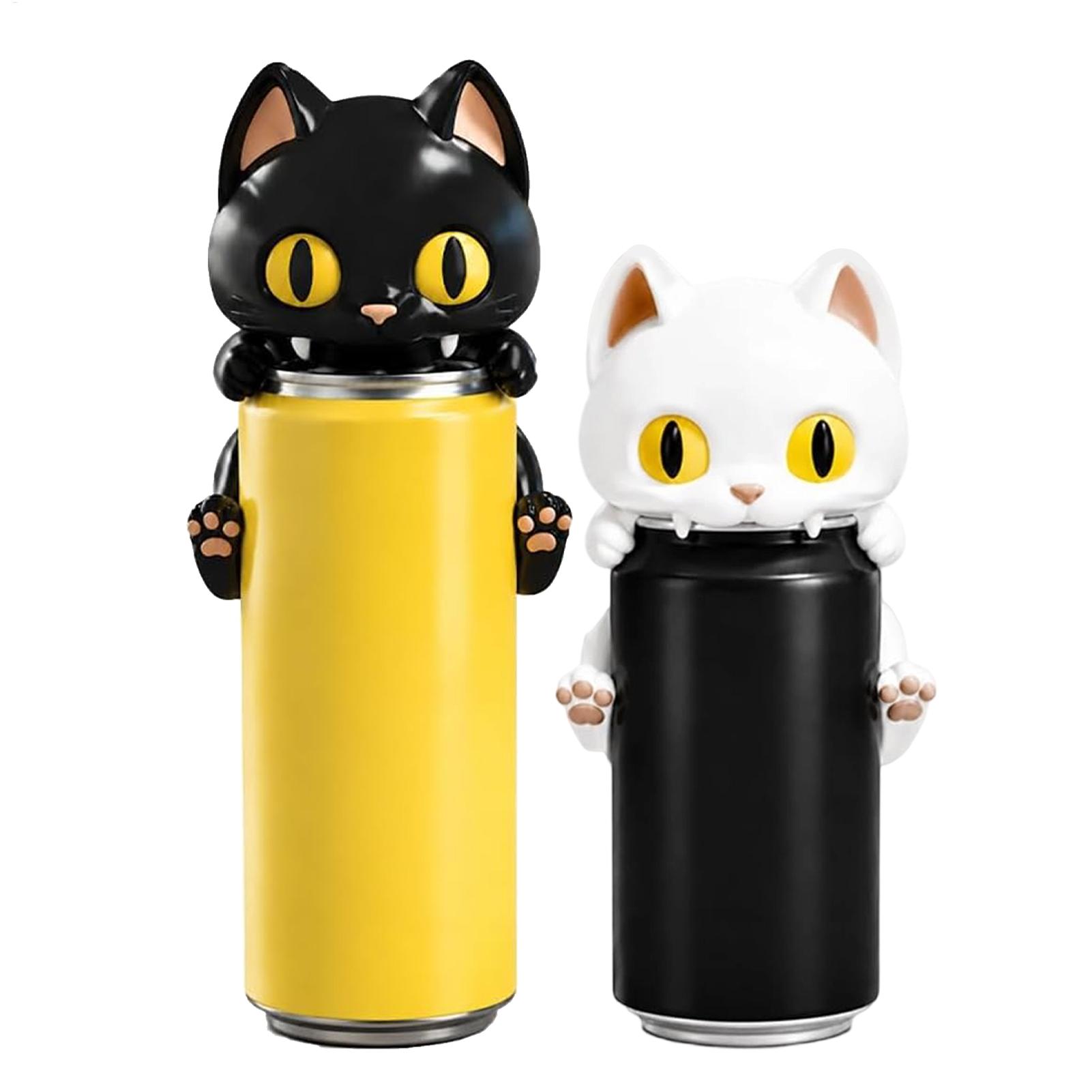 3D Printing With Pp - Cat-shaped Beverage Cap 3D Printed Cats