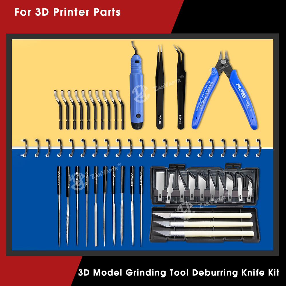 3D Print Removal Tool - 3D Model Grinding Tool Deburring Engraving