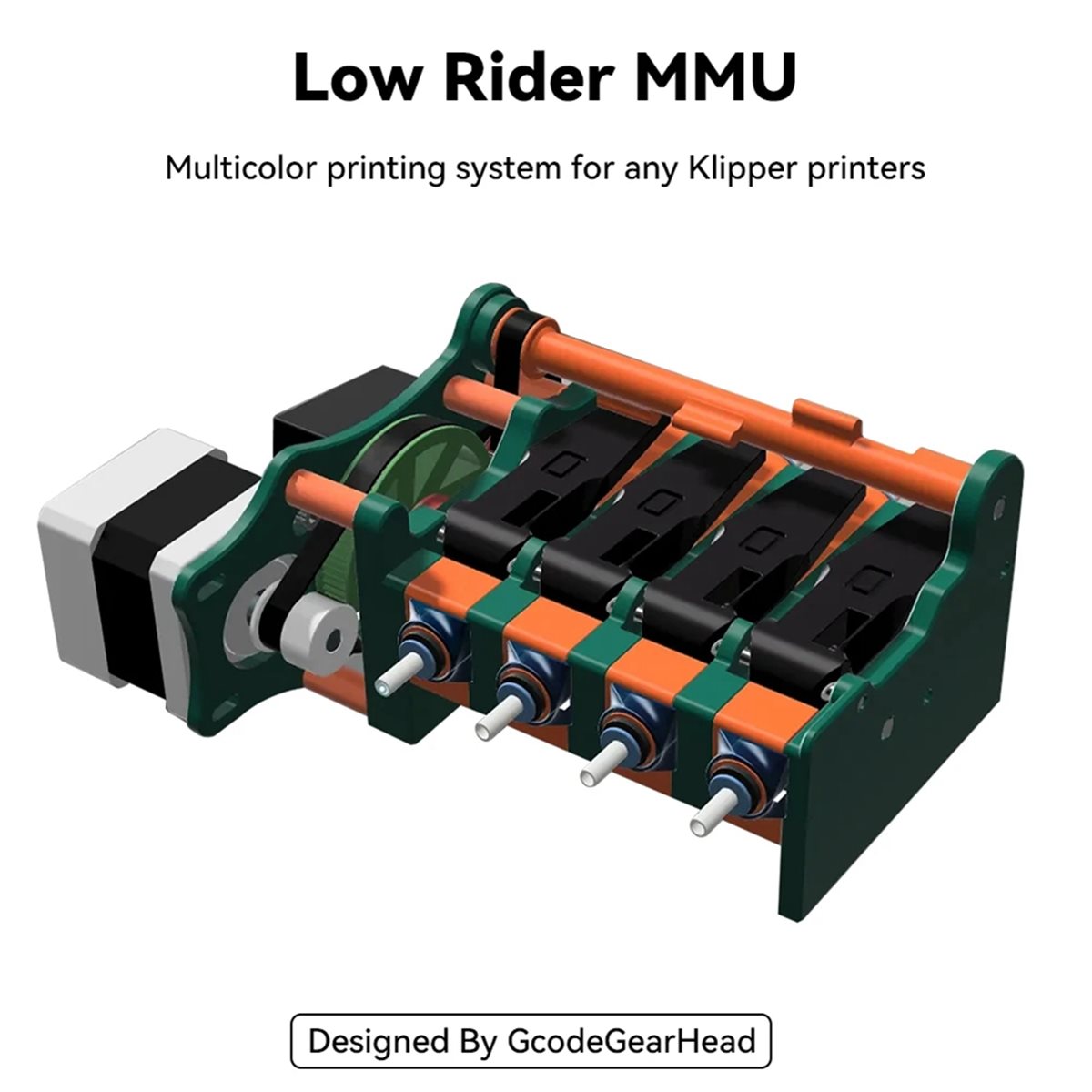 3D Printing Klipper - 2026 New Low Rider MMU Kit