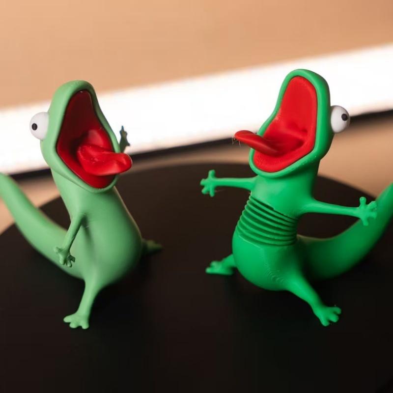 3D Printing Lizard - 2026 New 3D Printed Cute Green