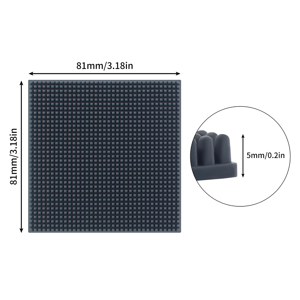 NEWEST DIY 81*81*5mm Silicone  - đánh giá và giá 3D Printing News