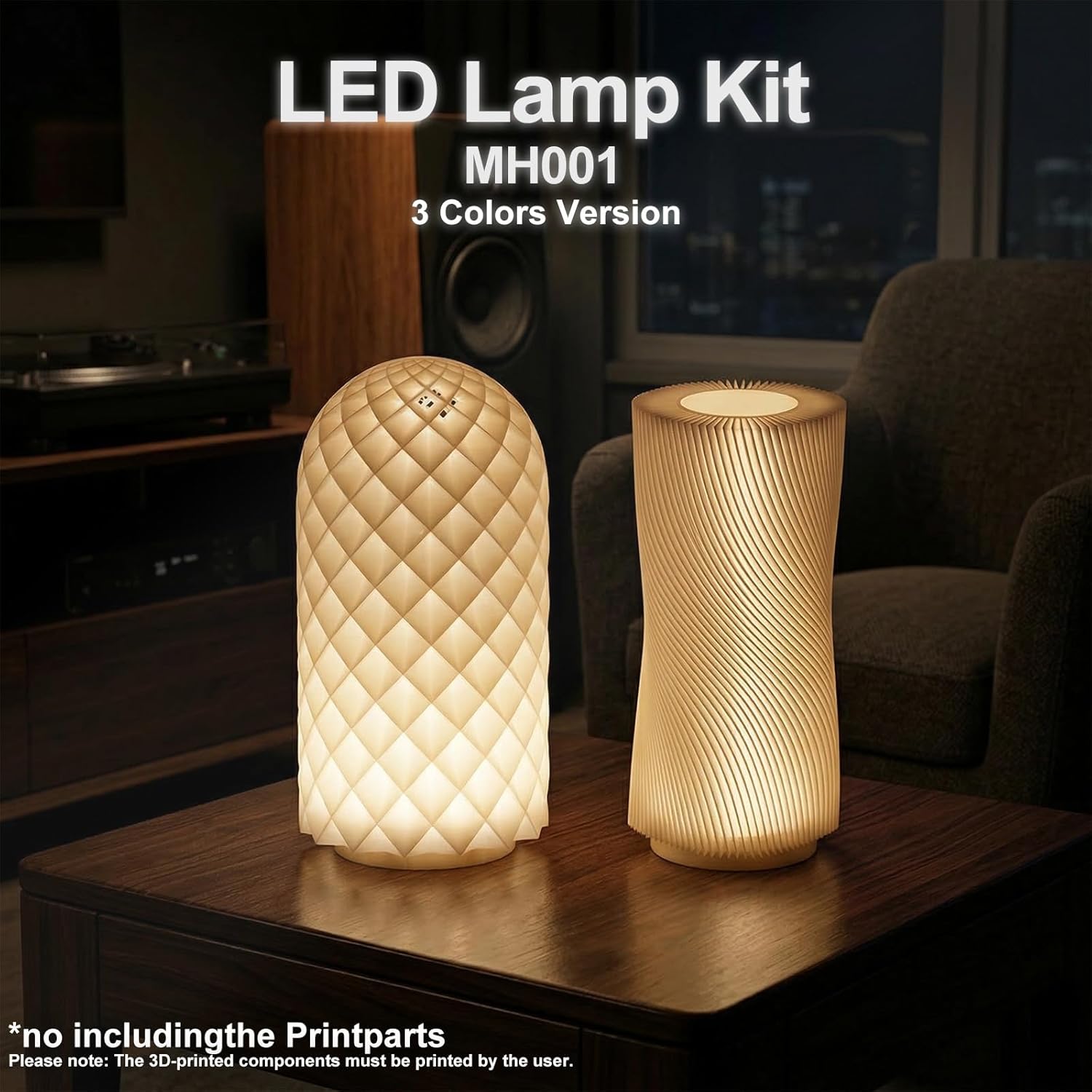 5PCS LED Lamp Kit 001 Three Co - đánh giá và giá 3D Printing Workshop