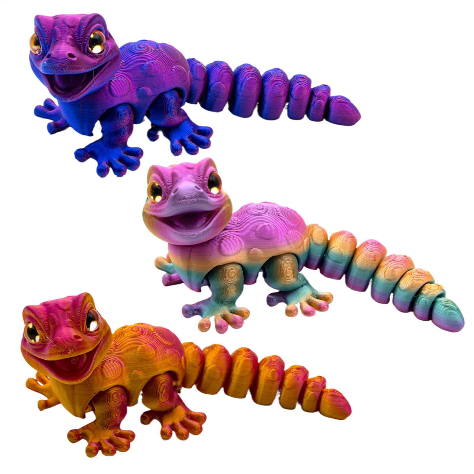 3D Printed Gecko Figurine Liza - đánh giá và giá 3D Printing Lizard