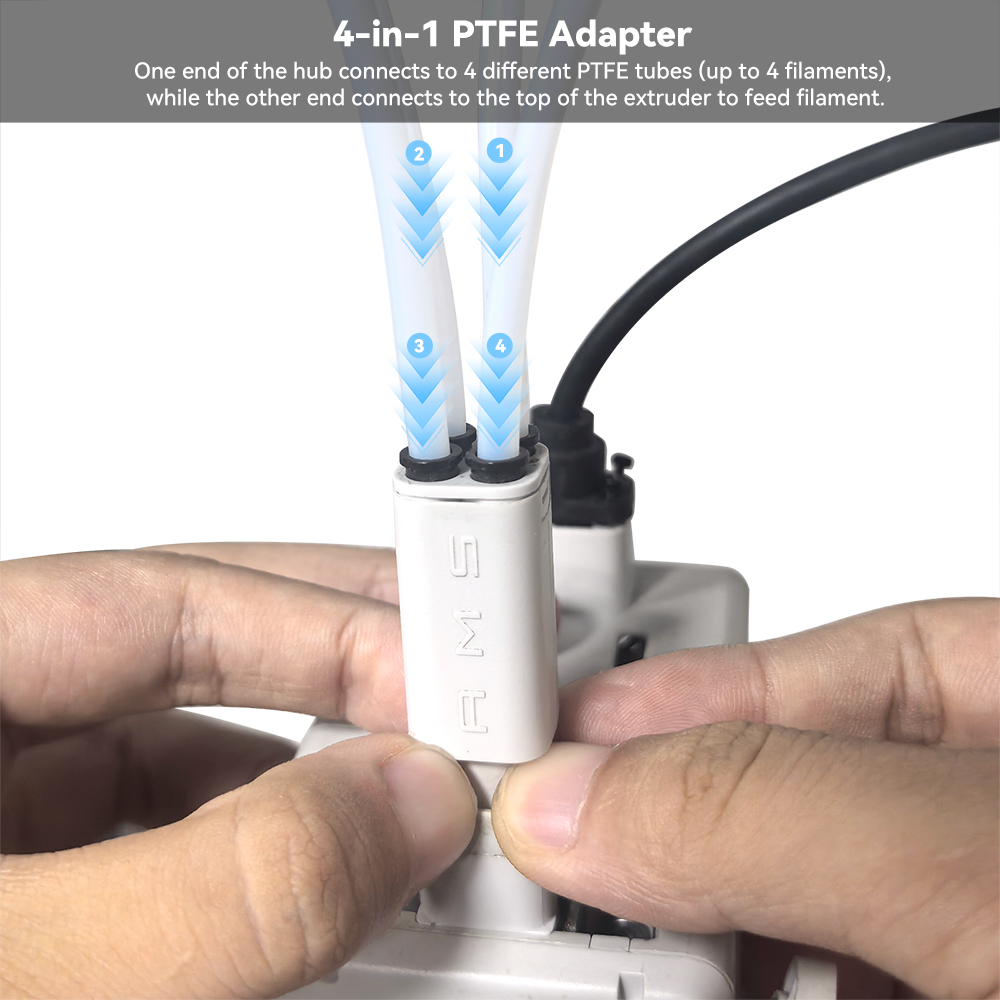 Upgraded 4-in-1 PTFE AdapterFo - đánh giá và giá 3D Printing Bambu Lab A1