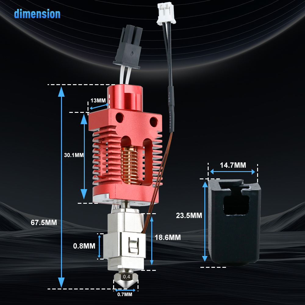 Hotend Kit For Creality Ender  - đánh giá và giá 3D Printing Lizard