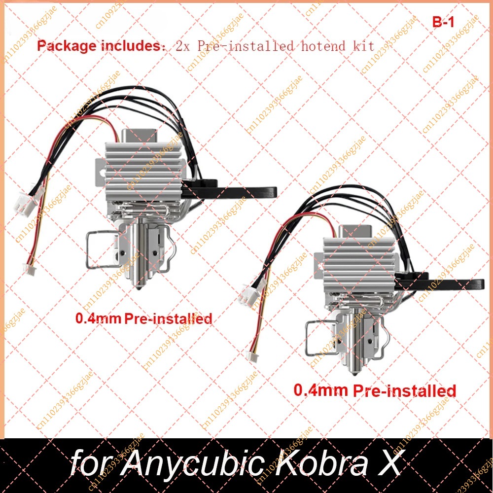 0.4mm Pre-Installed Hotend Kit - đánh giá và giá 3D Printer Hotend Kit