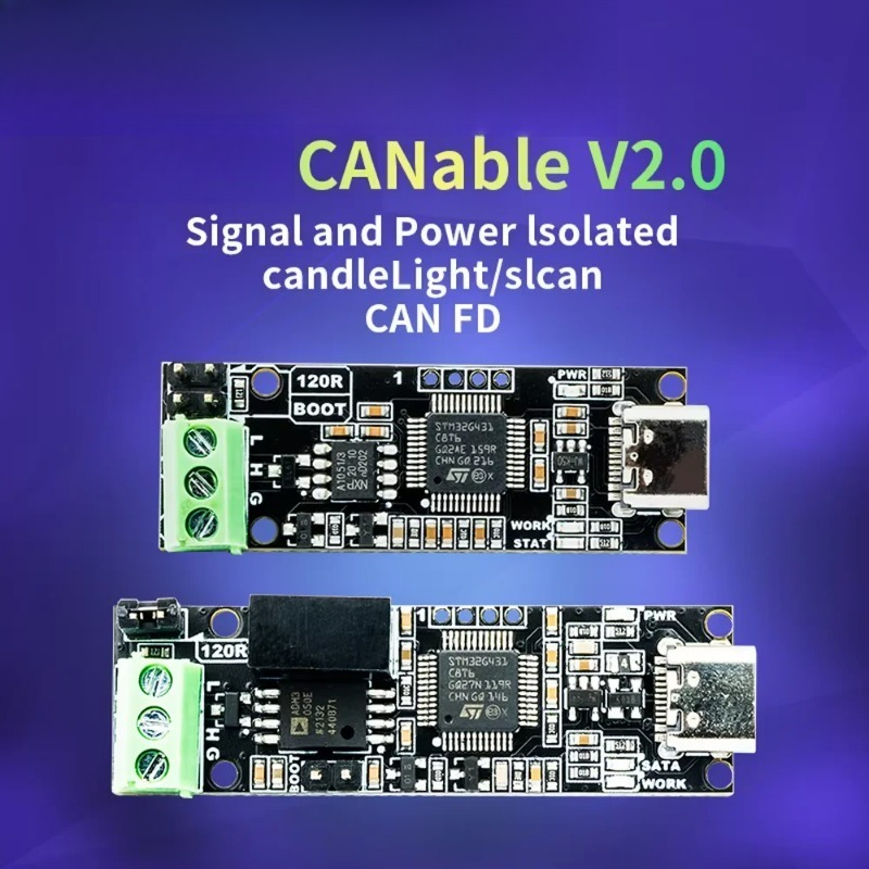 CANable V2.0 USB To CAN Bus Ad - đánh giá và giá 3D Printing Klipper