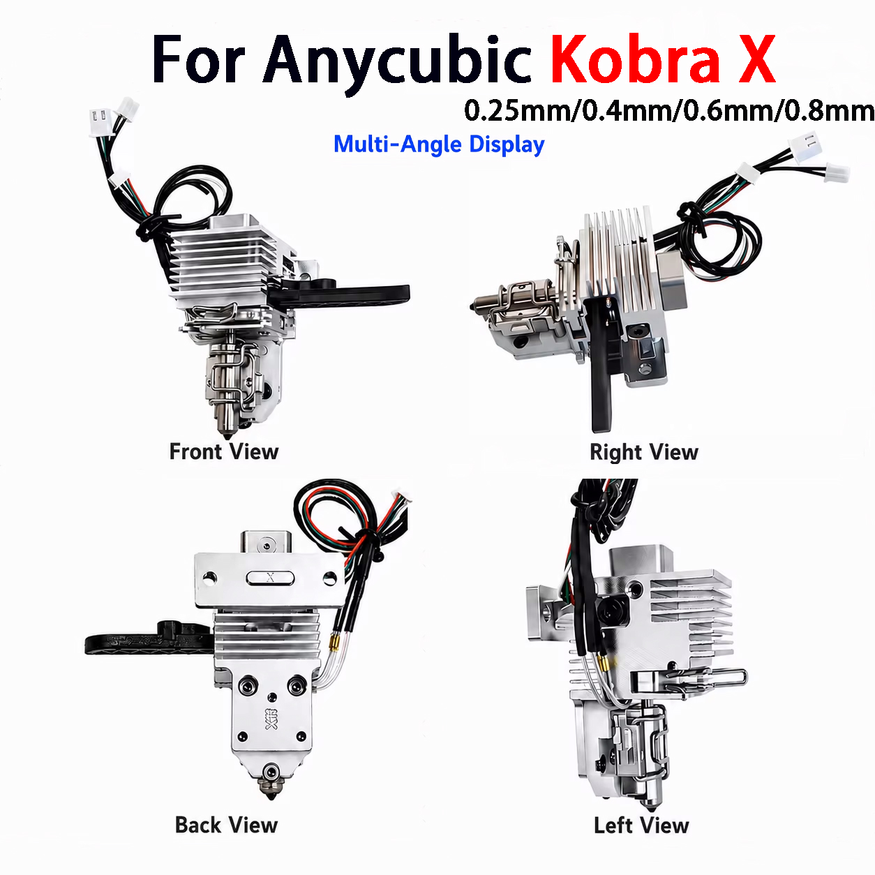 0.25 0.4 0.6 0.8mm Hot End Kit - đánh giá và giá 3D Printing News