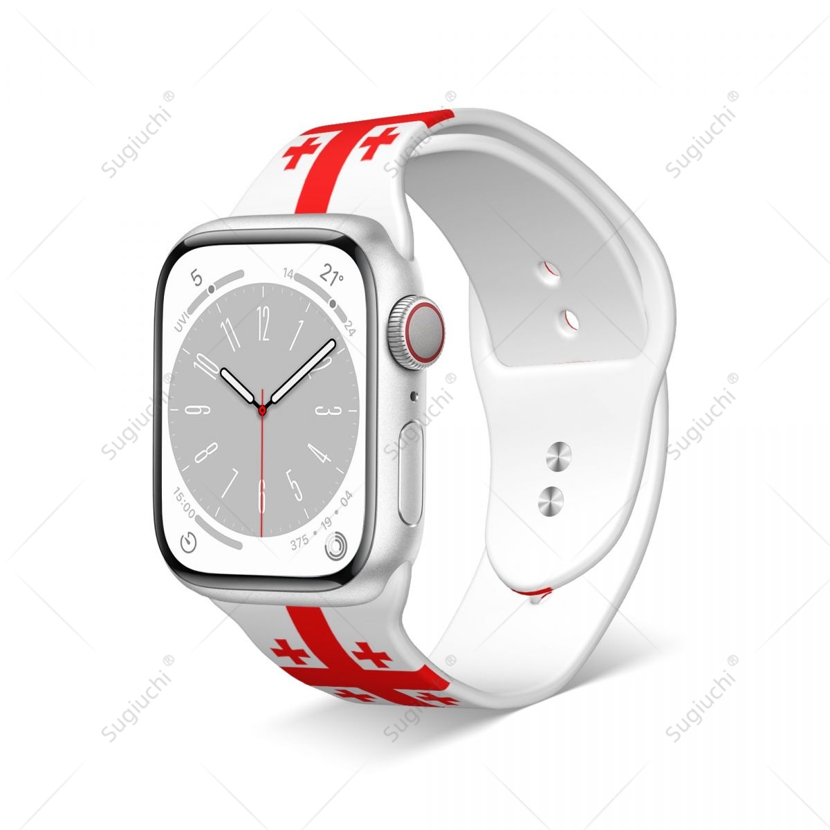 Unisex Georgia Flag 3D Printin - đánh giá và giá 3D Printing Watch
