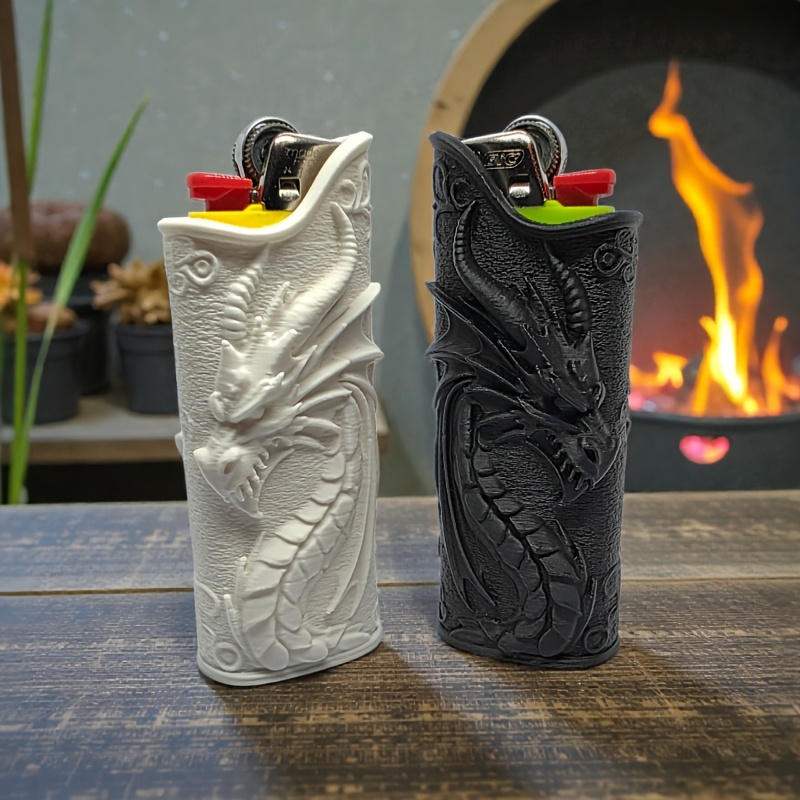 Gothic Embossed Dragon Lighter - đánh giá và giá 3D Printing Examples