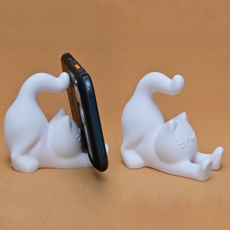 3D Printed Cat Desktop Phone H - đánh giá và giá 3D Printing Videos