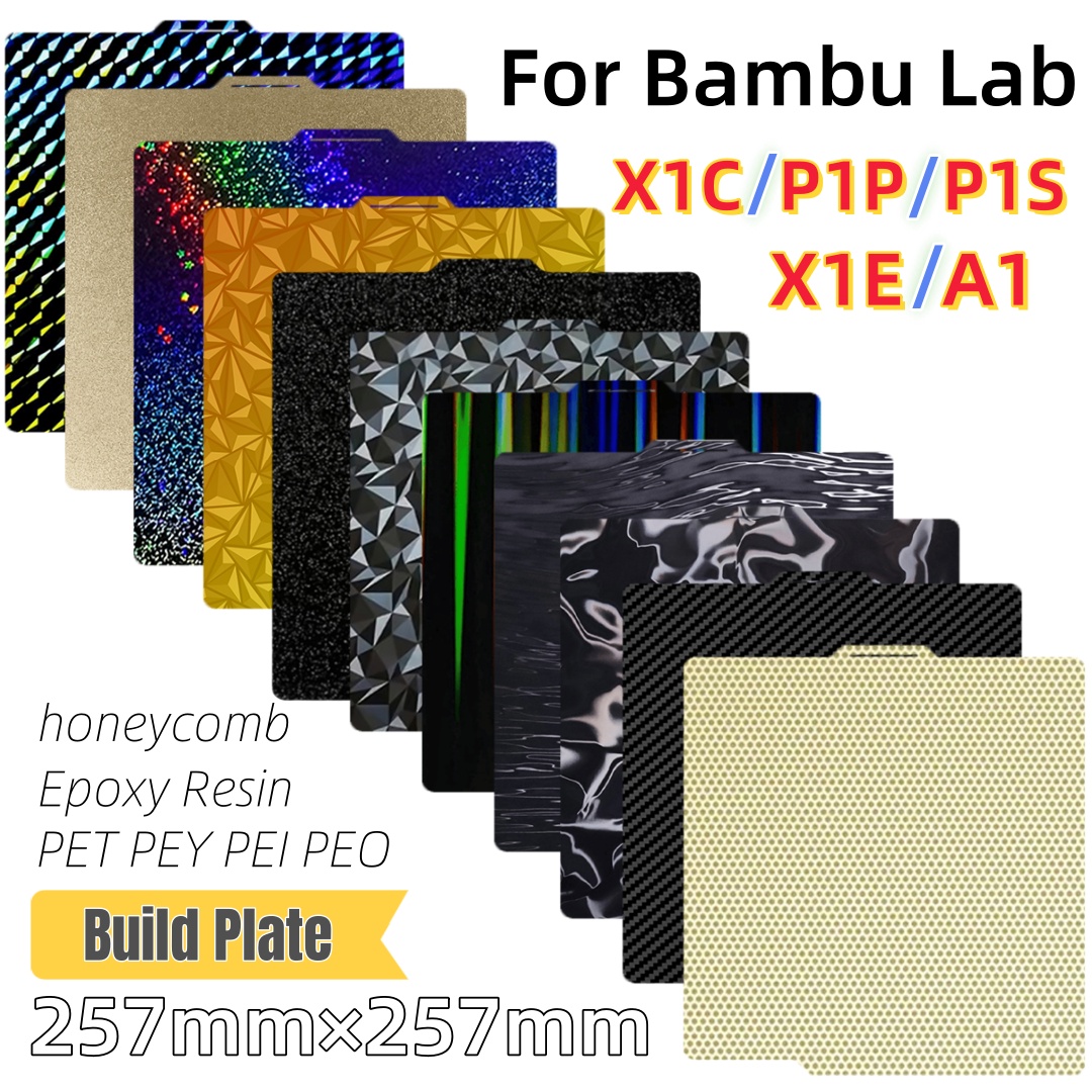 Build Plate 257x257 Spring Ste - đánh giá và giá 3D Printing Bambu Lab A1