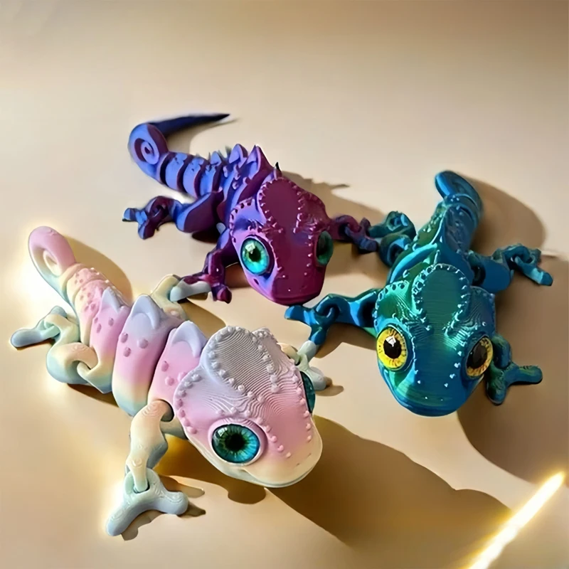 New 3D Printing Chameleon Figu - đánh giá và giá 3D Printing Lizard