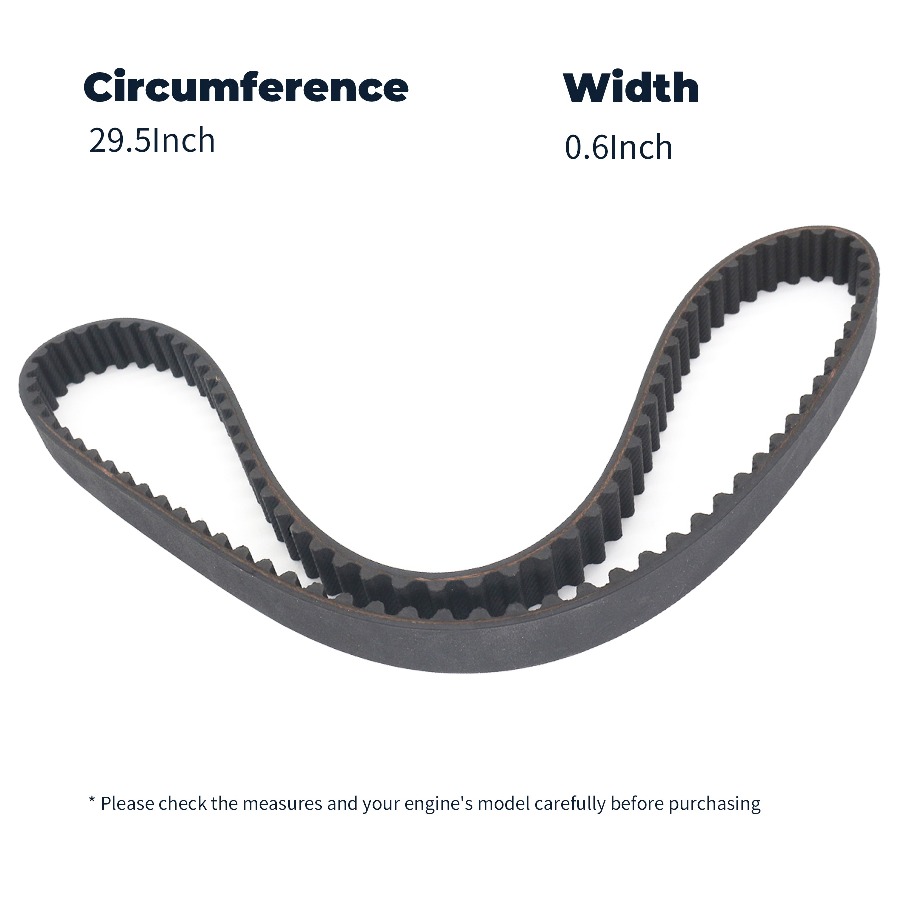 18-15130 Timing Belt Fits for  - đánh giá và giá Timing Belt