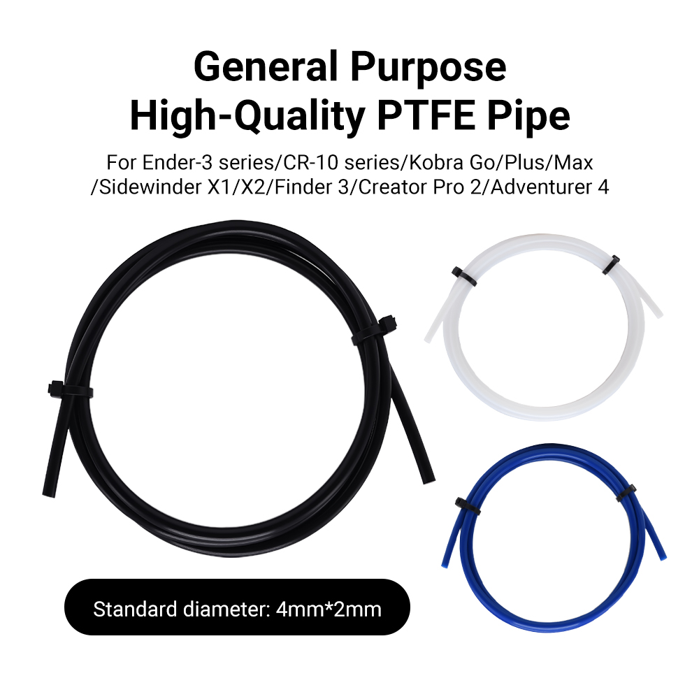 1M PTFE Tube 2x4mm MK8 Hot End - đánh giá và giá Petg Filament