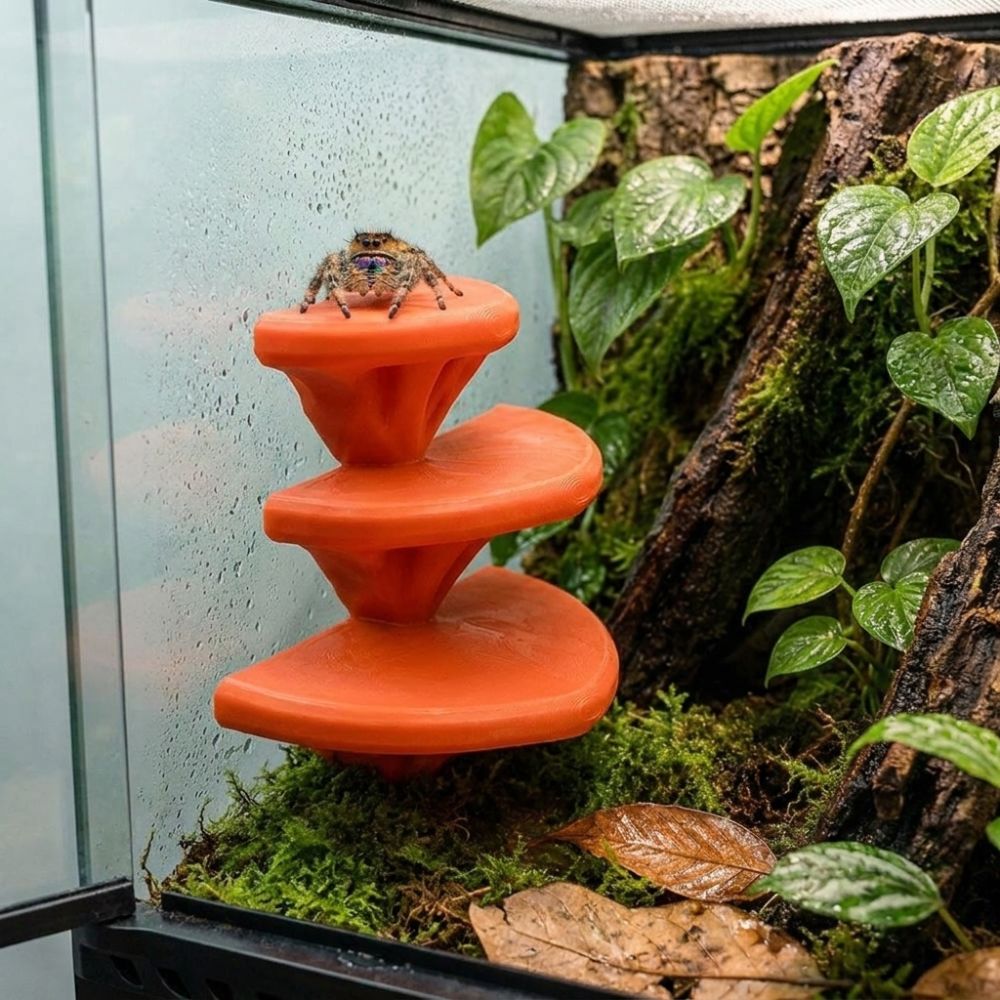 3D Printed Mushroom Shaped Pet - đánh giá và giá 3D Printing Lizard