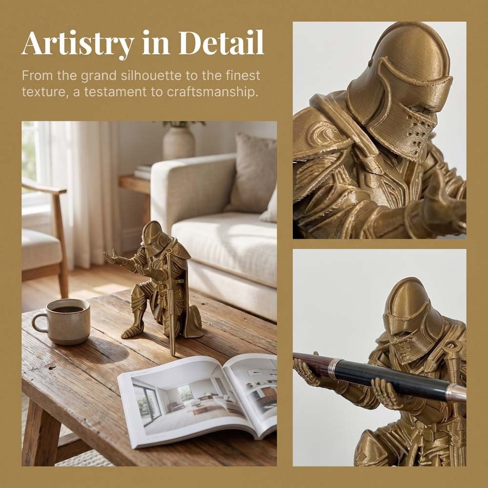 Funny Kneeling Knight Pen Hold - đánh giá và giá 3D Printing Pen