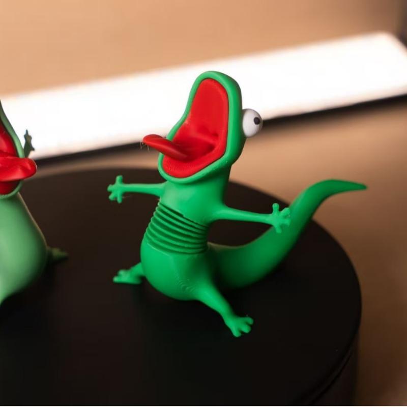 2026 New 3D Printed Cute Green - đánh giá và giá 3D Printing Lizard