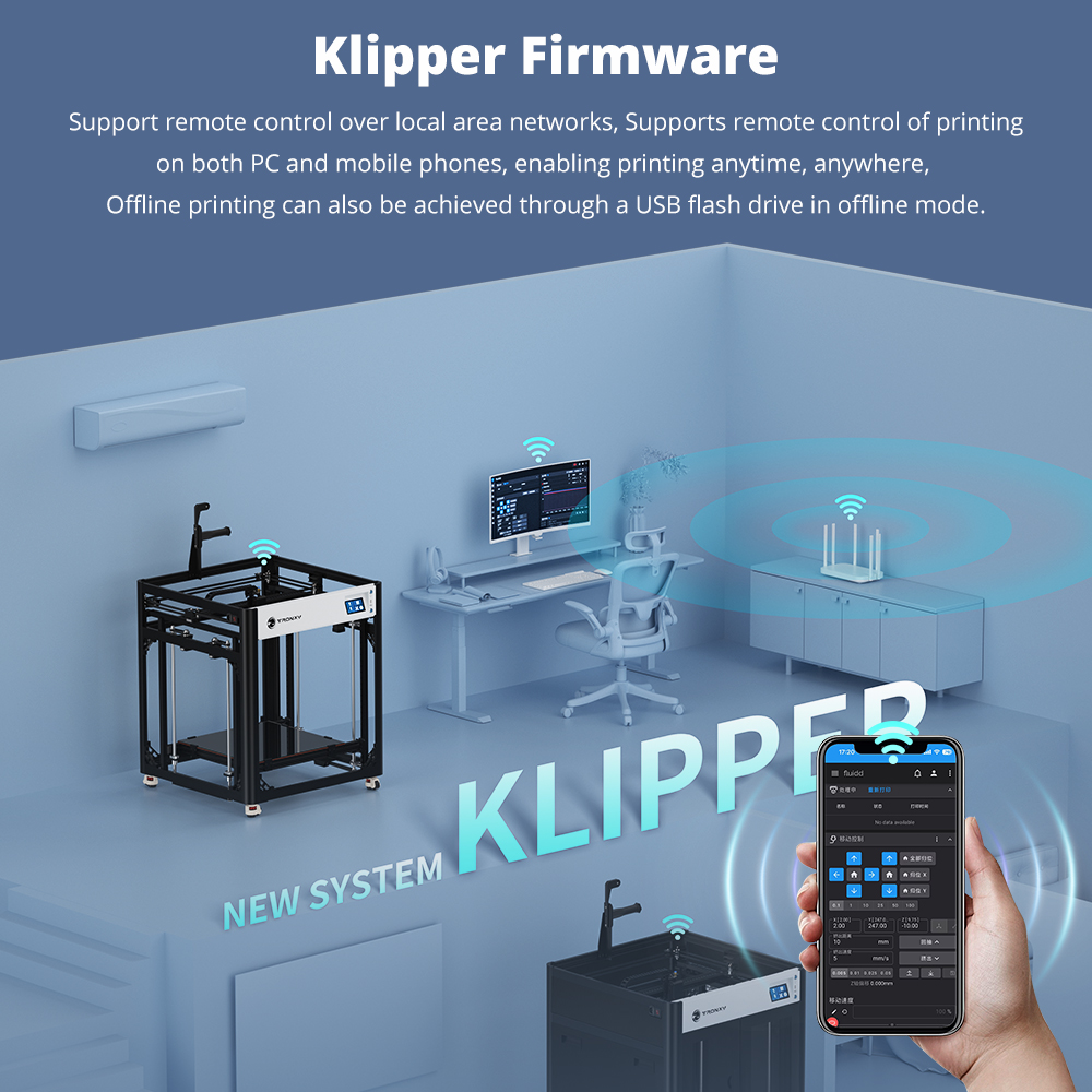 TRONXY VEHO 500 Pro 3D Printer - đánh giá và giá 3D Printing Klipper