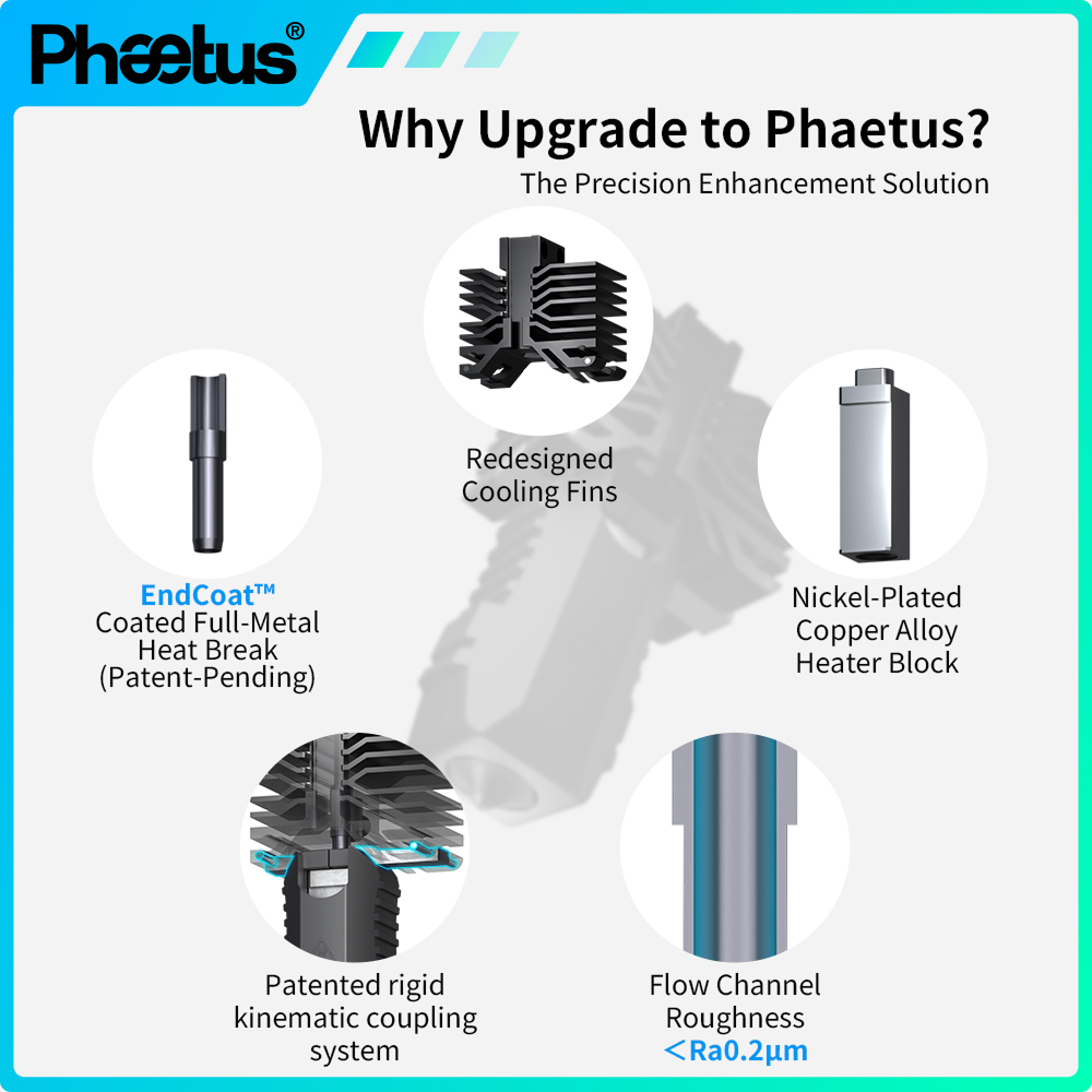 Phaetus for QIDI Plus4 3d Prin - đánh giá và giá 3D Printer Hotend Kit